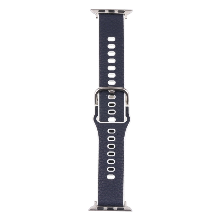 Litchi TPU Watchband For Apple Watch Series, 7 41mm / 6&SE&5&4 40mm / 3&2&1 38mm, 7 45mm / 6&SE&5&4 44mm / 3&2&1 42mm