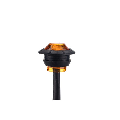10 in 1 Truck Trailer LED Round Side Marker Lamp, A5011 Amber Light