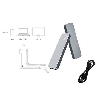 V195A Type-C Female to M.2 NVMe SSD Hard Drive Enclosure, M.2 NVMe