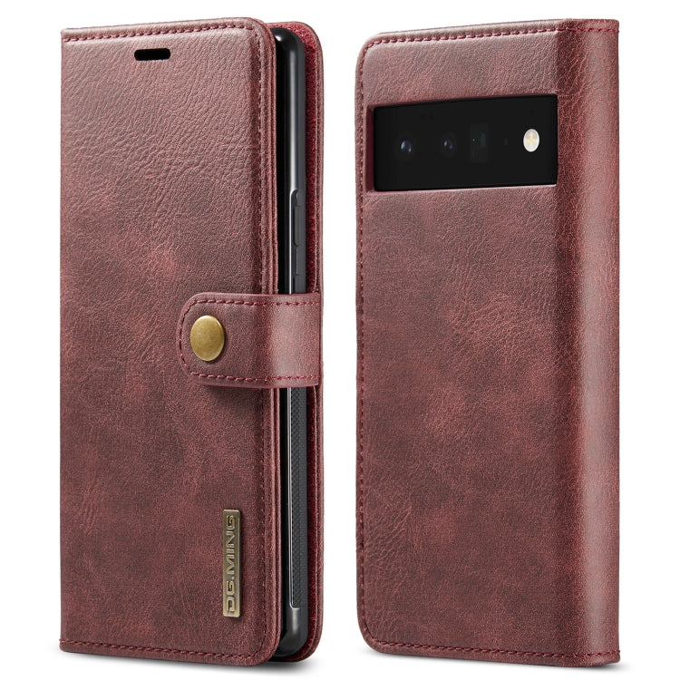 DG.MING Crazy Horse Texture Detachable Magnetic Leather Phone Case, For Samsung Galaxy S22 5G, For Samsung Galaxy S22+ 5G, For Samsung Galaxy S22 Ultra 5G, For Samsung Galaxy A13 5G, For OnePlus 9RT 5G, For Google Pixel 5a 5G, For Google Pixel 6       ...