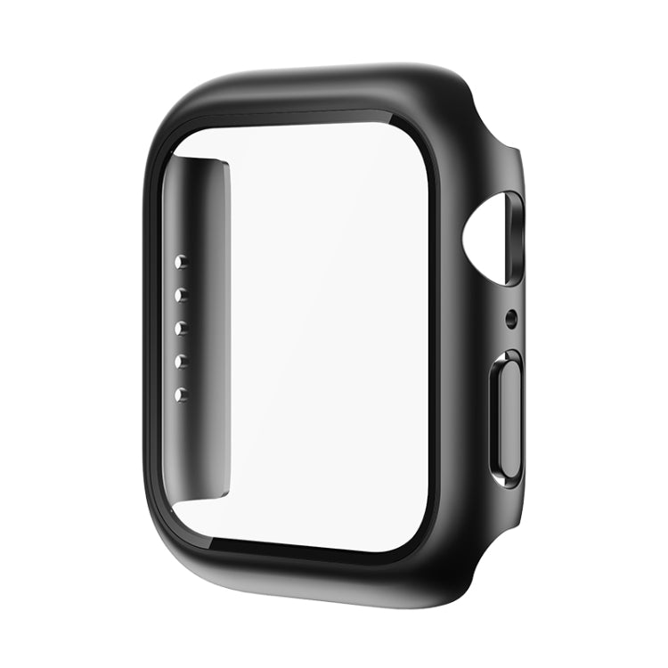 ROCK Étui 2-en-1 cadre PC + protecteur d'écran en verre trempé, pour Apple Watch Series 9 / 8 / 7 41mm, pour Apple Watch Series 9 / 8 / 7 45mm