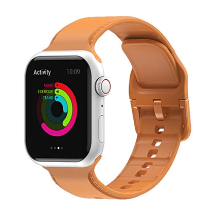 Silicone Watchband For Apple Watch Series, 7 41mm / 6&SE&5&4 40mm / 3&2&1 38mm, 7 45mm / 6&SE&5&4 44mm / 3&2&1 42mm