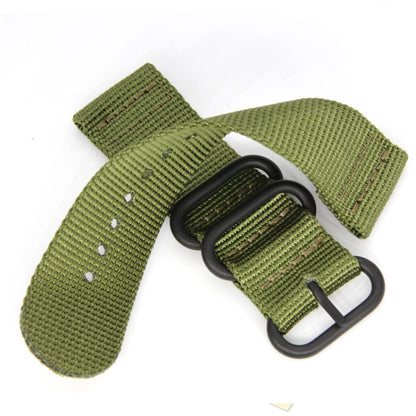 Three-ring Steel Buckle Nylon Watchband, For Suunto CORE, For Suunto 7