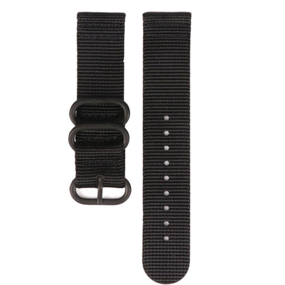 Three-ring Steel Buckle Nylon Watchband, For Suunto CORE, For Suunto 7