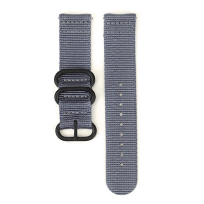 Three-ring Steel Buckle Nylon Watchband, For Suunto CORE, For Suunto 7