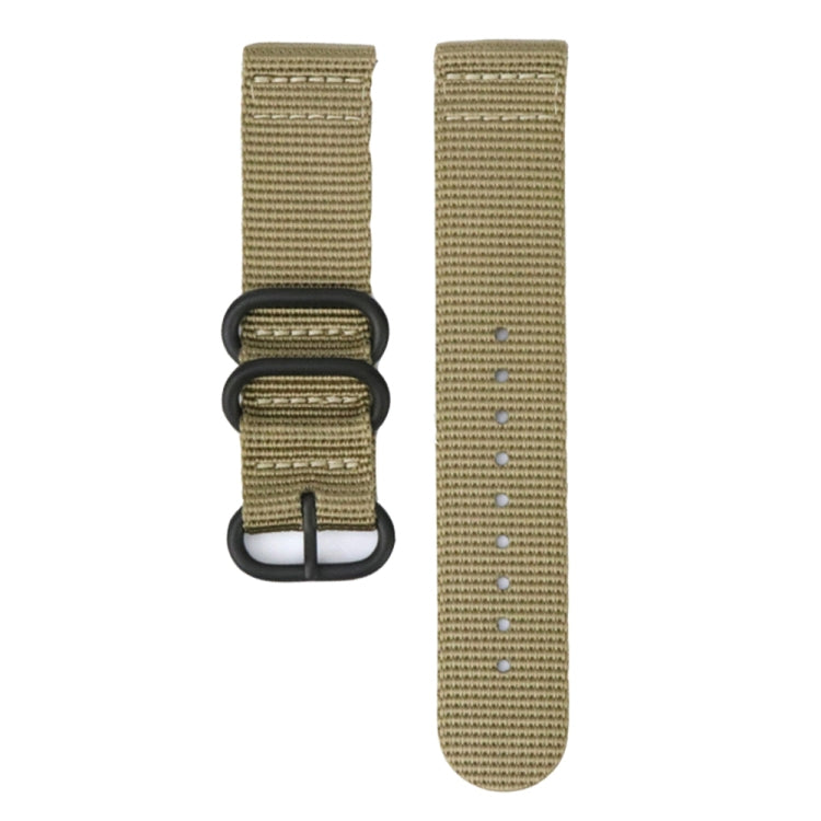 Three-ring Steel Buckle Nylon Watchband, For Suunto CORE, For Suunto 7