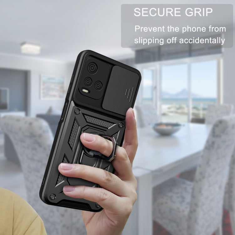 Sliding Camera Cover TPU+PC Phone Case, For OPPO Realme 8i, For OPPO Realme C21Y, For vivo Y21s, For Samsung Galaxy A03 5G 164mm, For Samsung Galaxy A13 4G