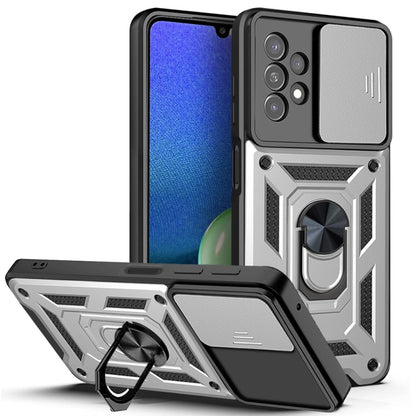 Sliding Camera Cover TPU+PC Phone Case, For OPPO Realme 8i, For OPPO Realme C21Y, For vivo Y21s, For Samsung Galaxy A03 5G 164mm, For Samsung Galaxy A13 4G