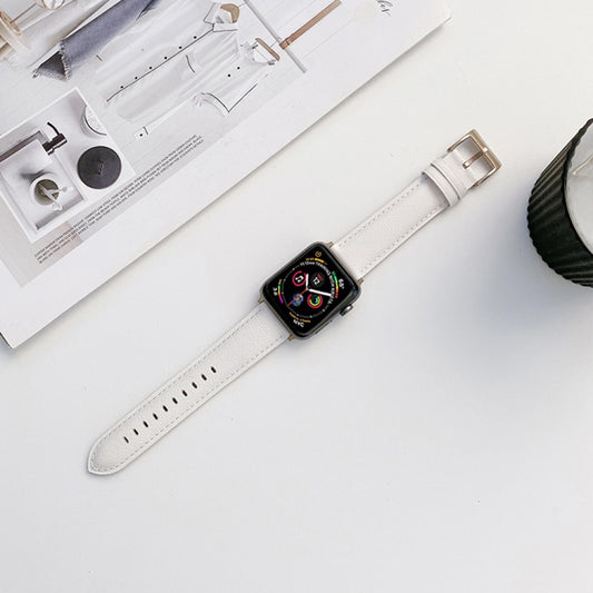 Bracelet en cuir véritable pour Apple Watch séries 7 (41 mm), 6, SE, 5, 4 (40 mm), 3, 2, 1 (38 mm), 7 (45 mm), 6, SE, 5, 4 (44 mm), 3, 2, 1 (42 mm)