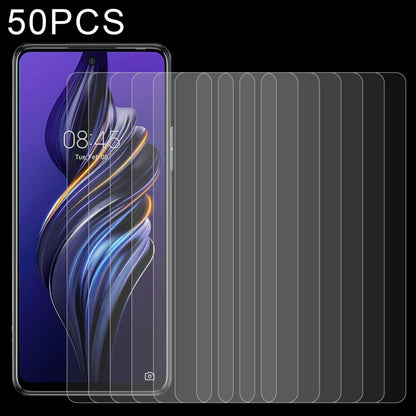 50 PCS 0.26mm 9H 2.5D Tempered Glass Film, For Wiko T3 (50 PCS), For Tecno Pova 5G (50 PCS), For Ulefone Armor X10 (50 PCS)