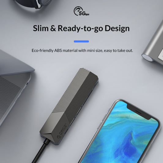 ORICO MDK-4P-GY-BP 6 In 1 Type-C / USB-C Multifunctional Docking Station, MDK-4P-GY-BP