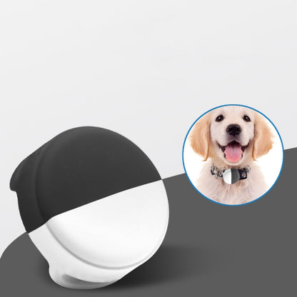 Pet Collar Anti-scratch Shockproof Silicone Case For AirTag 2nd Gen / AirTag 1st Gen, 34x34x17.3mm, 34x34x16.7mm