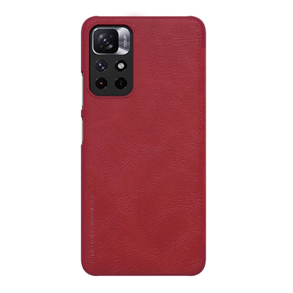 NILLKIN QIN Series Crazy Horse Texture Leather Phone Case, For Xiaomi Redmi Note 11 5G / 11T 5G / Poco M4 Pro 5G / 11S 5G