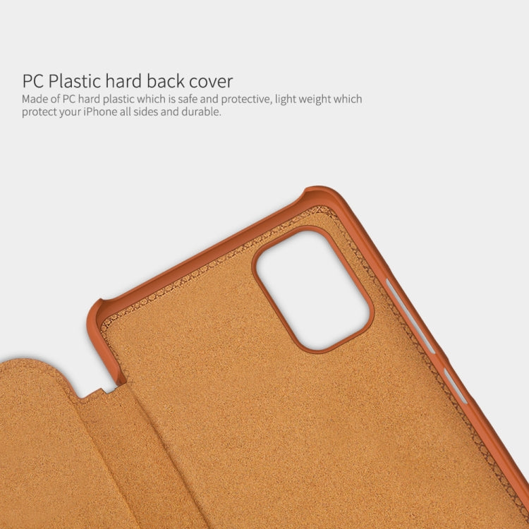 NILLKIN QIN Series Crazy Horse Texture Leather Phone Case, For Xiaomi Redmi Note 11 5G / 11T 5G / Poco M4 Pro 5G / 11S 5G