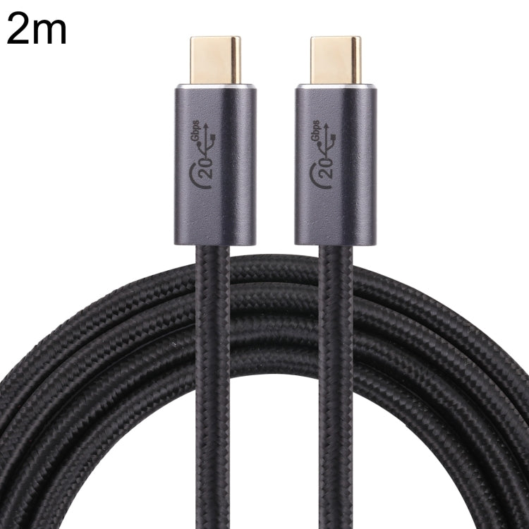 20Gbps USB 3.2 USB-C / Type-C Male to USB-C / Type-C Male Braided Data Cable, 0.5m, 1m, 1.5m, 2m, 3m