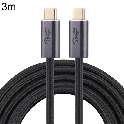 20Gbps USB 3.2 USB-C / Type-C Male to USB-C / Type-C Male Braided Data Cable, 0.5m, 1m, 1.5m, 2m, 3m