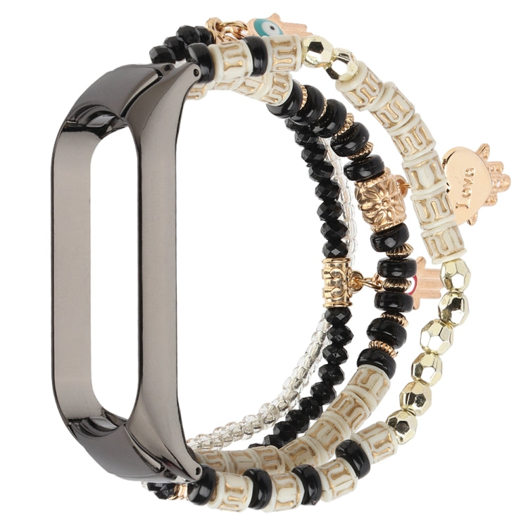 Mori Style Beaded Bracelet Watchband, For Xiaomi Mi Band 3 & 4, For Xiaomi Mi Band 5 & 6