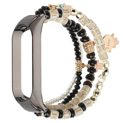 Mori Style Beaded Bracelet Watchband, For Xiaomi Mi Band 3 & 4, For Xiaomi Mi Band 5 & 6