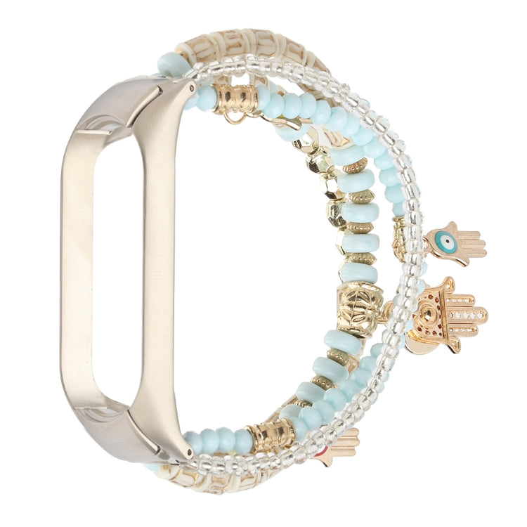 Mori Style Beaded Bracelet Watchband, For Xiaomi Mi Band 3 & 4, For Xiaomi Mi Band 5 & 6