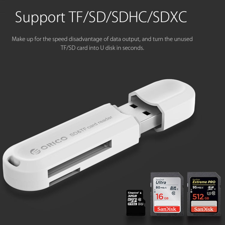 Lecteur de cartes TF/SD USB3.0 ORICO CRS21