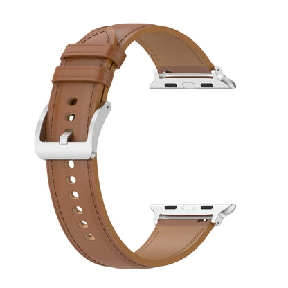 Genuine Leather Watchband, Size: Small Size For Apple Watch Series 7 41mm / 6&SE&5&4 40mm / 3&2&1 38mm, Size: Small Size For Apple Watch Series 8&7 41mm / SE 2&6&SE&5&4 40mm / 3&2&1 38mm