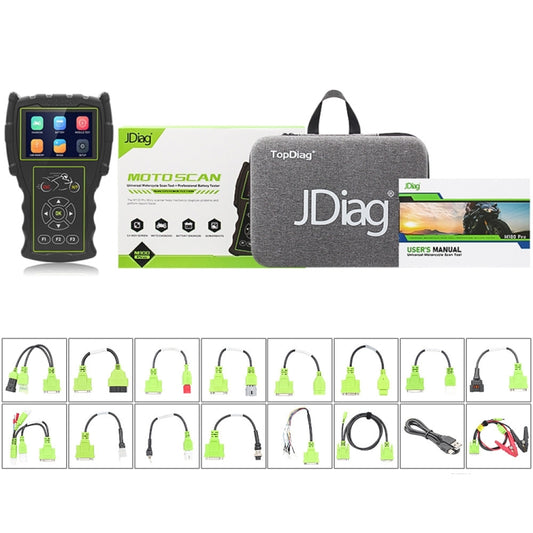 JDiag M100 PRO Instrumento de diagnóstico inteligente para sistemas de inyección electrónica de combustible en motocicletas, versión totalmente equipada, JDiag M100 PRO