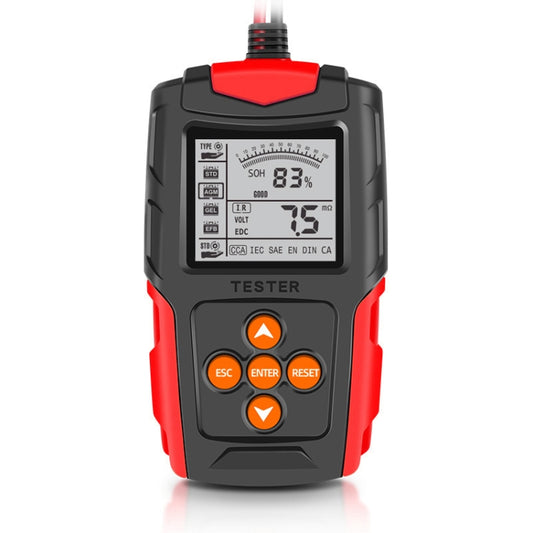 FOXSUR FBT200 12V / 24V Car Battery Tester, FBT200