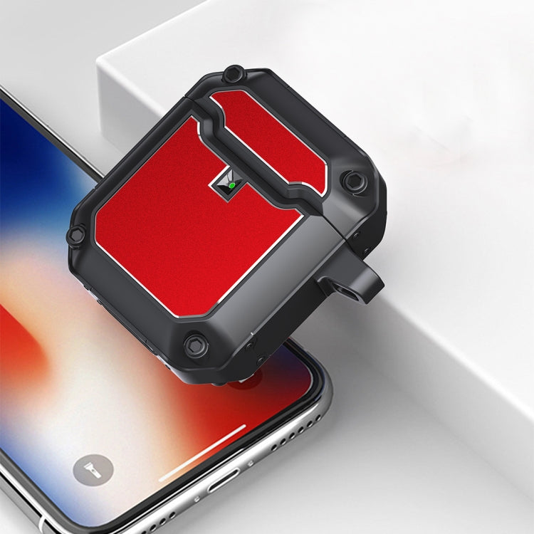 Mecha Hardware Earphone Protective Case with Hook