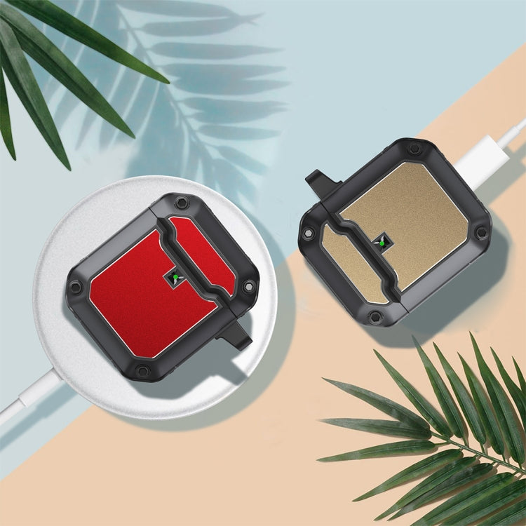 Mecha Hardware Earphone Protective Case with Hook