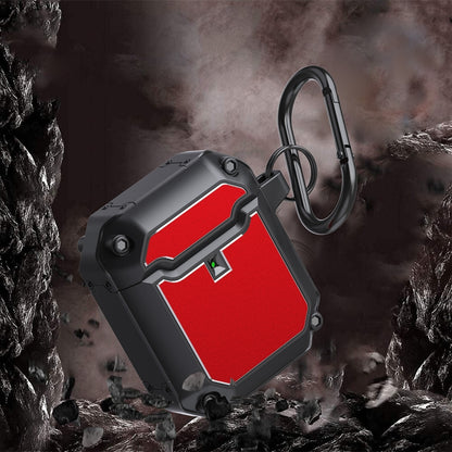 Mecha Hardware Earphone Protective Case with Hook