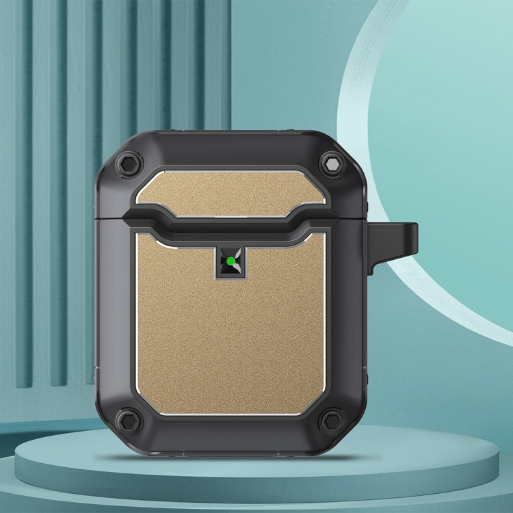 Mecha Hardware Earphone Protective Case with Hook