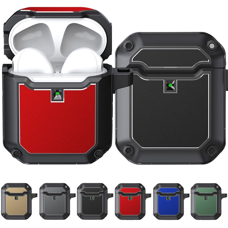 Mecha Hardware Earphone Protective Case with Hook