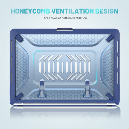 PC + TPU Honeycomb Laptop Protective Case, For MacBook Pro 13.3 inch A2338 / A2289 / A2251 (2020)