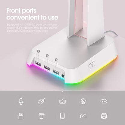 ONIKUMA ST-2 RGB Lighting Headset Holder Stand