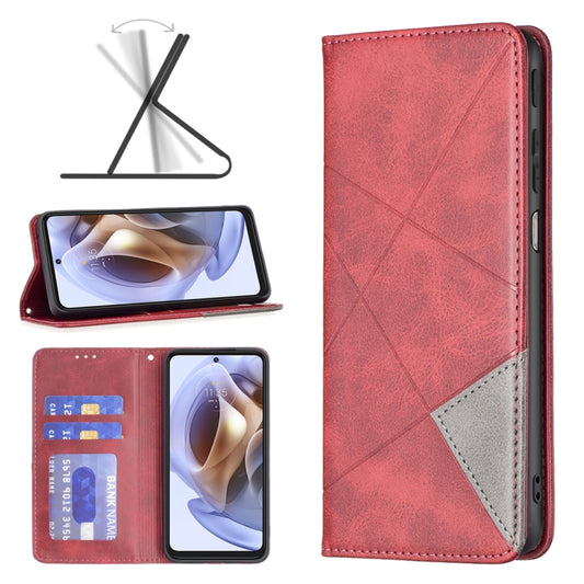 Prismatic Invisible Magnetic Leather Phone Case, For Motorola Moto G31 / G41 Side Fingerprint Version, For OPPO A36 / Realme 9i, For OPPO Realme 9 Pro+, For Xiaomi Redmi Note 11 International Version, For Samsung Galaxy A23 5G, For ZTE Blade A51