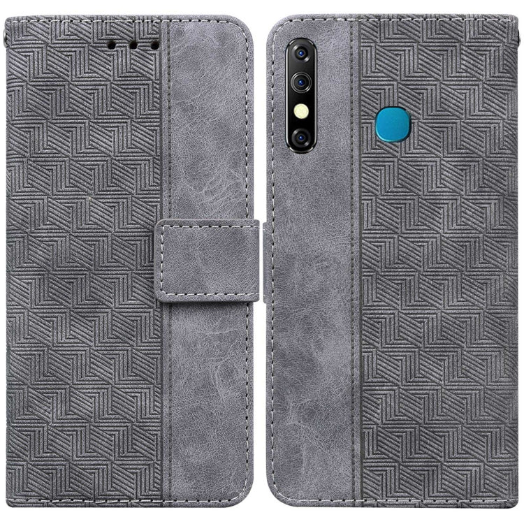 Geometric Embossed Leather Phone Case, For Infinix Hot 8 X650 CC7, For Infinix Hot 9 X655C / Note 7 Lite, For Infinix Hot 10 Play / Smart 5 India, For Infinix Hot 10s / Hot 10T, For Infinix Note 7 X690, For Infinix Smart 5 X657 / Hot 10 Lite           ...