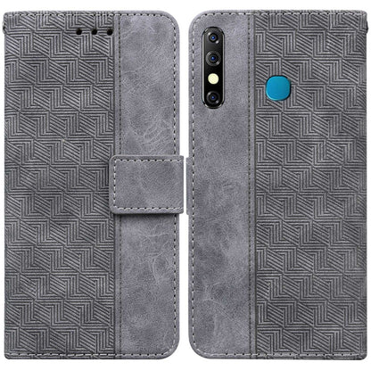 Geometric Embossed Leather Phone Case, For Infinix Hot 8 X650 CC7, For Infinix Hot 9 X655C / Note 7 Lite, For Infinix Hot 10 Play / Smart 5 India, For Infinix Hot 10s / Hot 10T, For Infinix Note 7 X690, For Infinix Smart 5 X657 / Hot 10 Lite           ...