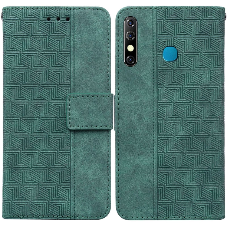 Geometric Embossed Leather Phone Case, For Infinix Hot 8 X650 CC7, For Infinix Hot 9 X655C / Note 7 Lite, For Infinix Hot 10 Play / Smart 5 India, For Infinix Hot 10s / Hot 10T, For Infinix Note 7 X690, For Infinix Smart 5 X657 / Hot 10 Lite           ...
