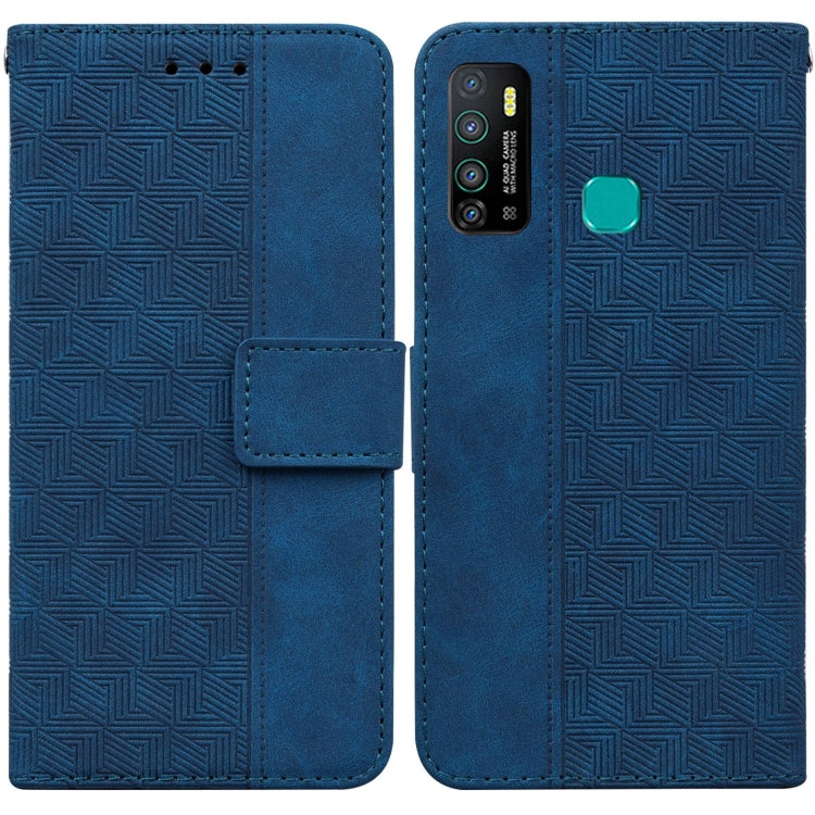 Geometric Embossed Leather Phone Case, For Infinix Hot 8 X650 CC7, For Infinix Hot 9 X655C / Note 7 Lite, For Infinix Hot 10 Play / Smart 5 India, For Infinix Hot 10s / Hot 10T, For Infinix Note 7 X690, For Infinix Smart 5 X657 / Hot 10 Lite           ...