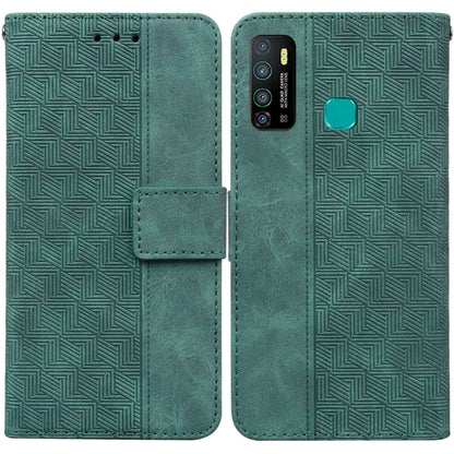 Geometric Embossed Leather Phone Case, For Infinix Hot 8 X650 CC7, For Infinix Hot 9 X655C / Note 7 Lite, For Infinix Hot 10 Play / Smart 5 India, For Infinix Hot 10s / Hot 10T, For Infinix Note 7 X690, For Infinix Smart 5 X657 / Hot 10 Lite           ...