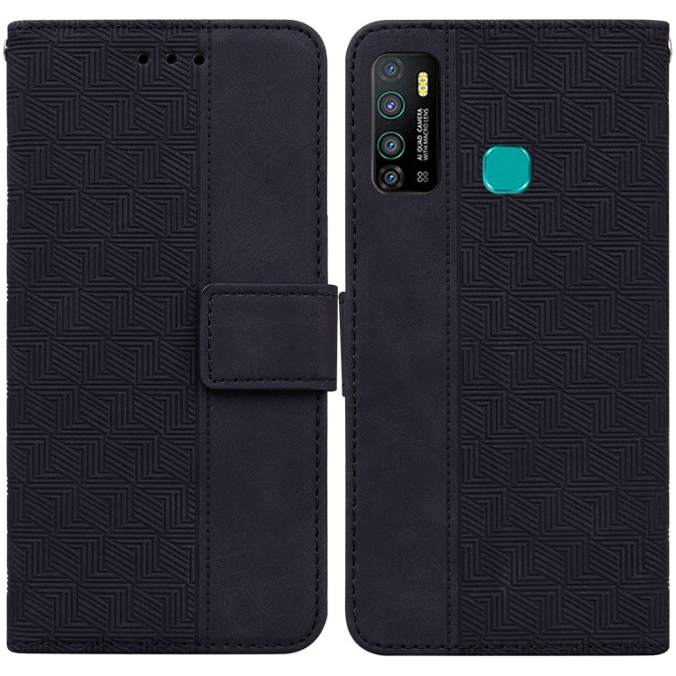 Geometric Embossed Leather Phone Case, For Infinix Hot 8 X650 CC7, For Infinix Hot 9 X655C / Note 7 Lite, For Infinix Hot 10 Play / Smart 5 India, For Infinix Hot 10s / Hot 10T, For Infinix Note 7 X690, For Infinix Smart 5 X657 / Hot 10 Lite           ...