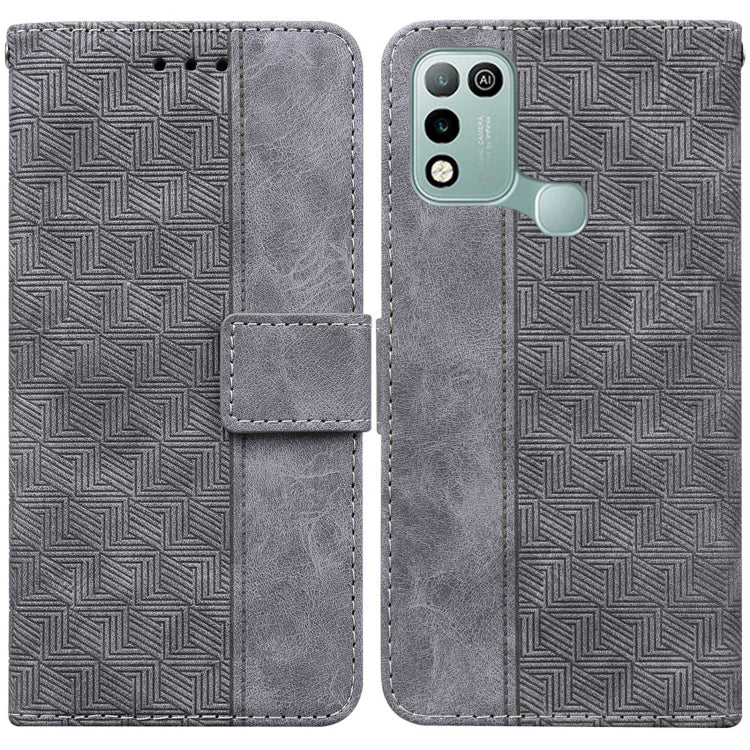 Geometric Embossed Leather Phone Case, For Infinix Hot 8 X650 CC7, For Infinix Hot 9 X655C / Note 7 Lite, For Infinix Hot 10 Play / Smart 5 India, For Infinix Hot 10s / Hot 10T, For Infinix Note 7 X690, For Infinix Smart 5 X657 / Hot 10 Lite           ...