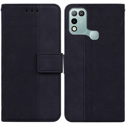 Geometric Embossed Leather Phone Case, For Infinix Hot 8 X650 CC7, For Infinix Hot 9 X655C / Note 7 Lite, For Infinix Hot 10 Play / Smart 5 India, For Infinix Hot 10s / Hot 10T, For Infinix Note 7 X690, For Infinix Smart 5 X657 / Hot 10 Lite           ...