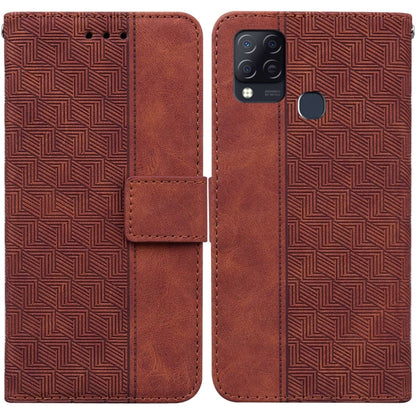 Geometric Embossed Leather Phone Case, For Infinix Hot 8 X650 CC7, For Infinix Hot 9 X655C / Note 7 Lite, For Infinix Hot 10 Play / Smart 5 India, For Infinix Hot 10s / Hot 10T, For Infinix Note 7 X690, For Infinix Smart 5 X657 / Hot 10 Lite           ...
