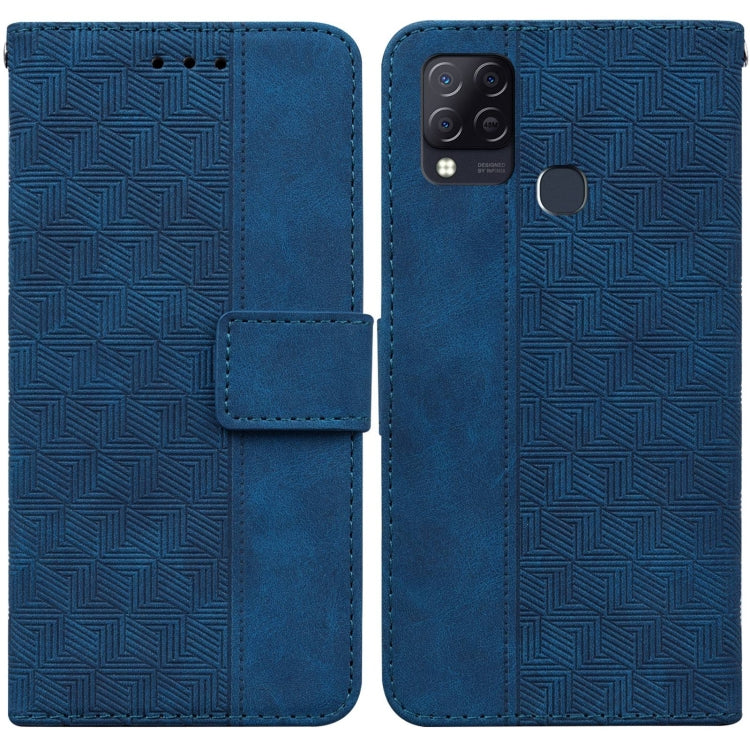 Geometric Embossed Leather Phone Case, For Infinix Hot 8 X650 CC7, For Infinix Hot 9 X655C / Note 7 Lite, For Infinix Hot 10 Play / Smart 5 India, For Infinix Hot 10s / Hot 10T, For Infinix Note 7 X690, For Infinix Smart 5 X657 / Hot 10 Lite           ...