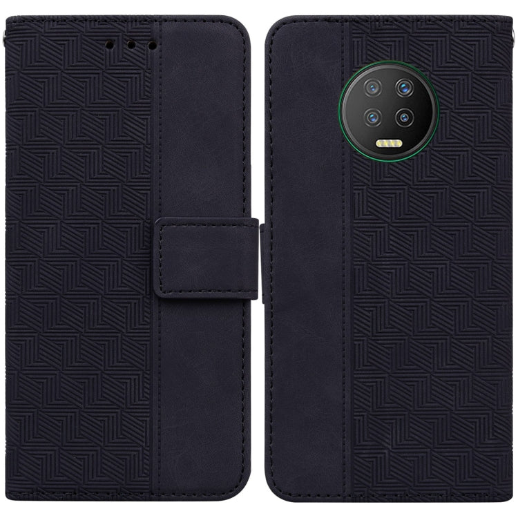 Geometric Embossed Leather Phone Case, For Infinix Hot 8 X650 CC7, For Infinix Hot 9 X655C / Note 7 Lite, For Infinix Hot 10 Play / Smart 5 India, For Infinix Hot 10s / Hot 10T, For Infinix Note 7 X690, For Infinix Smart 5 X657 / Hot 10 Lite           ...