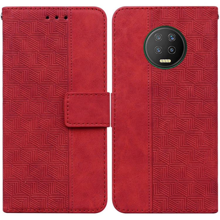 Geometric Embossed Leather Phone Case, For Infinix Hot 8 X650 CC7, For Infinix Hot 9 X655C / Note 7 Lite, For Infinix Hot 10 Play / Smart 5 India, For Infinix Hot 10s / Hot 10T, For Infinix Note 7 X690, For Infinix Smart 5 X657 / Hot 10 Lite           ...