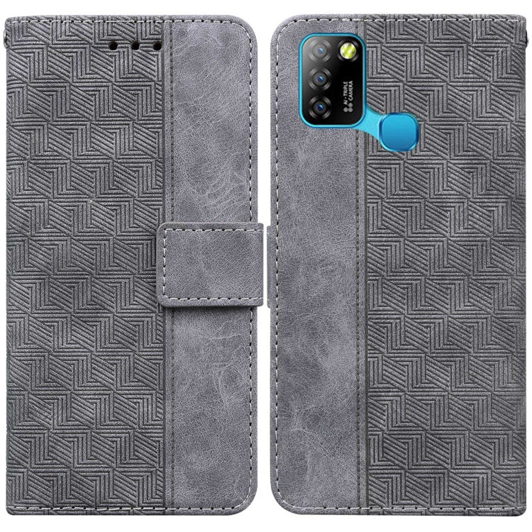 Geometric Embossed Leather Phone Case, For Infinix Hot 8 X650 CC7, For Infinix Hot 9 X655C / Note 7 Lite, For Infinix Hot 10 Play / Smart 5 India, For Infinix Hot 10s / Hot 10T, For Infinix Note 7 X690, For Infinix Smart 5 X657 / Hot 10 Lite           ...