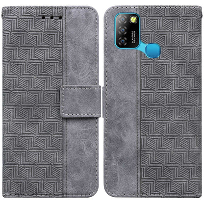 Geometric Embossed Leather Phone Case, For Infinix Hot 8 X650 CC7, For Infinix Hot 9 X655C / Note 7 Lite, For Infinix Hot 10 Play / Smart 5 India, For Infinix Hot 10s / Hot 10T, For Infinix Note 7 X690, For Infinix Smart 5 X657 / Hot 10 Lite           ...