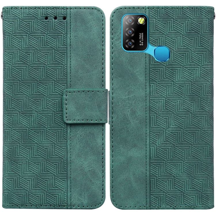 Geometric Embossed Leather Phone Case, For Infinix Hot 8 X650 CC7, For Infinix Hot 9 X655C / Note 7 Lite, For Infinix Hot 10 Play / Smart 5 India, For Infinix Hot 10s / Hot 10T, For Infinix Note 7 X690, For Infinix Smart 5 X657 / Hot 10 Lite           ...